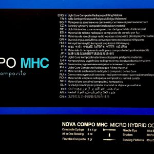 Nova Compo MHC - микрохибриден композит Комплект