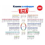 BLACK WEEK - Клампи за кофердам 5+5 ПОДАРЪК